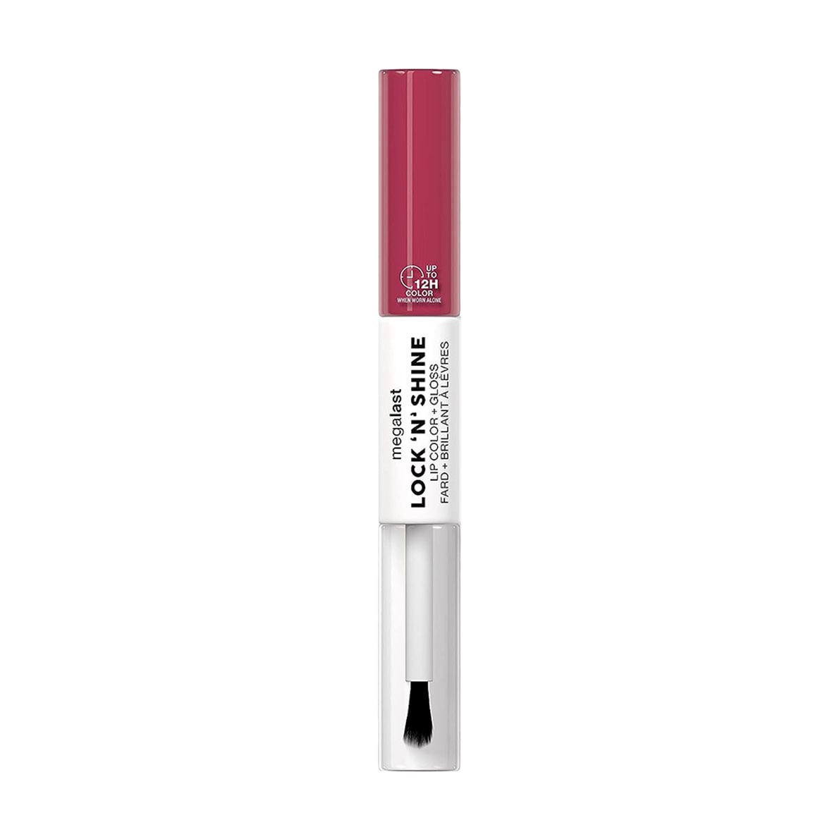 Двосторонній блиск для губ Wet n Wild Megalast Lock N Shine Lip Color + Gloss, La Pink, 7.3 мл